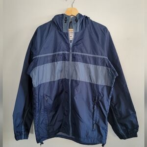 COLUMBIA Men's Blue Windbreaker Jacket Like New Size S